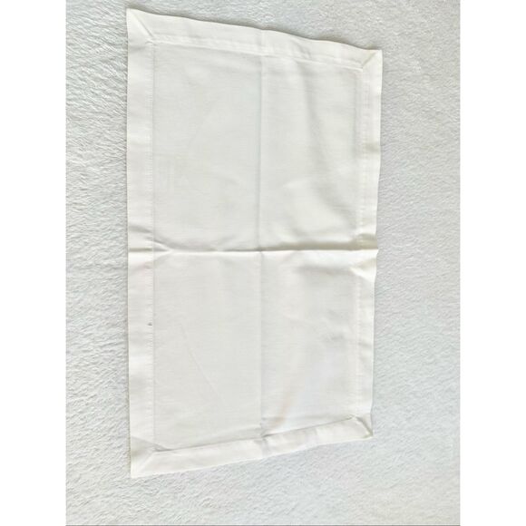 Penedo - 100% COTTON MADE IN PORTUGAL - set of 2 - 19 x 11 1/2 inches white clot - Picture 4 of 7
